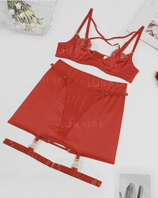 Lingerie Turmalina Vermelha - Lunaire